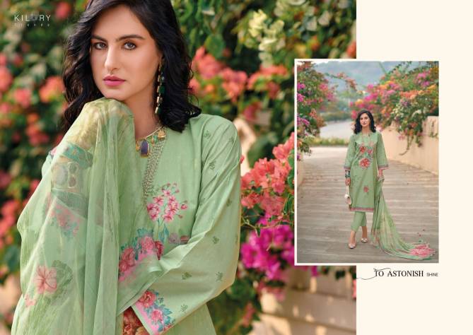 High Society By Kilory Lawn Cotton Embroidery Printed Designer Salwar Suits Wholesale Price In Surat
